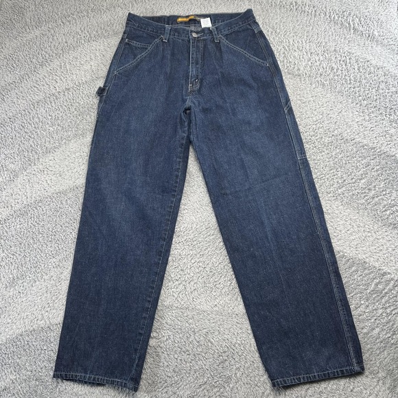 Vintage Levi's SilverTab Carpenter Jeans 32x30 Dark Indigo Baggy Y2K Streetwear
